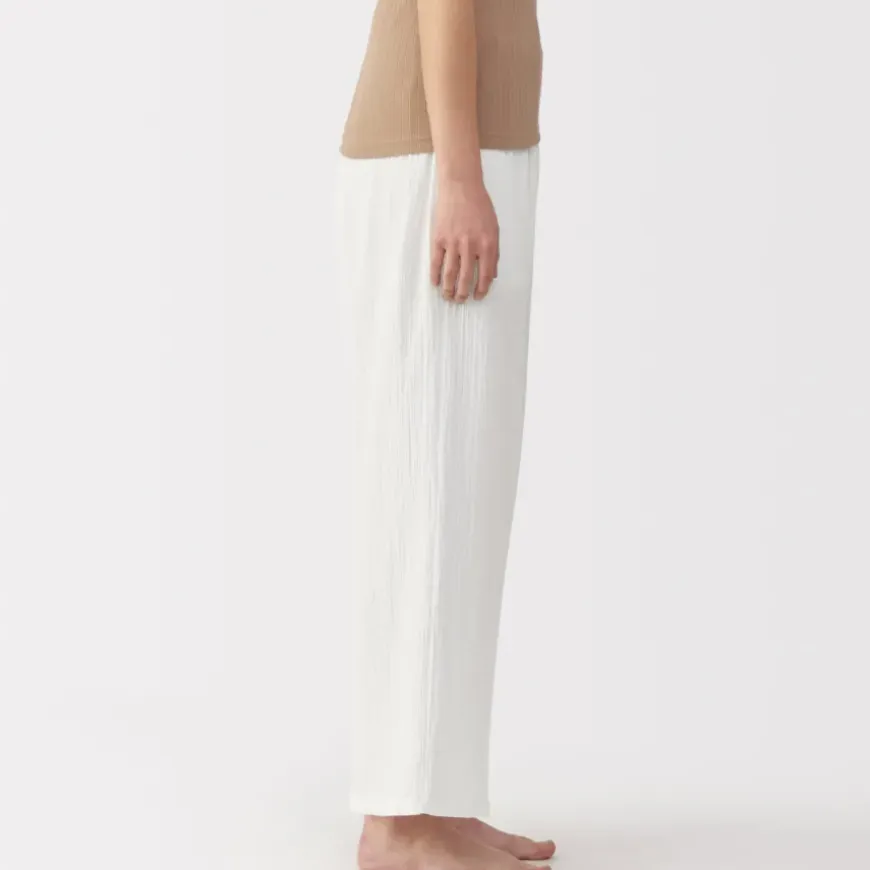 Women's Crepe Gauze Long Pants