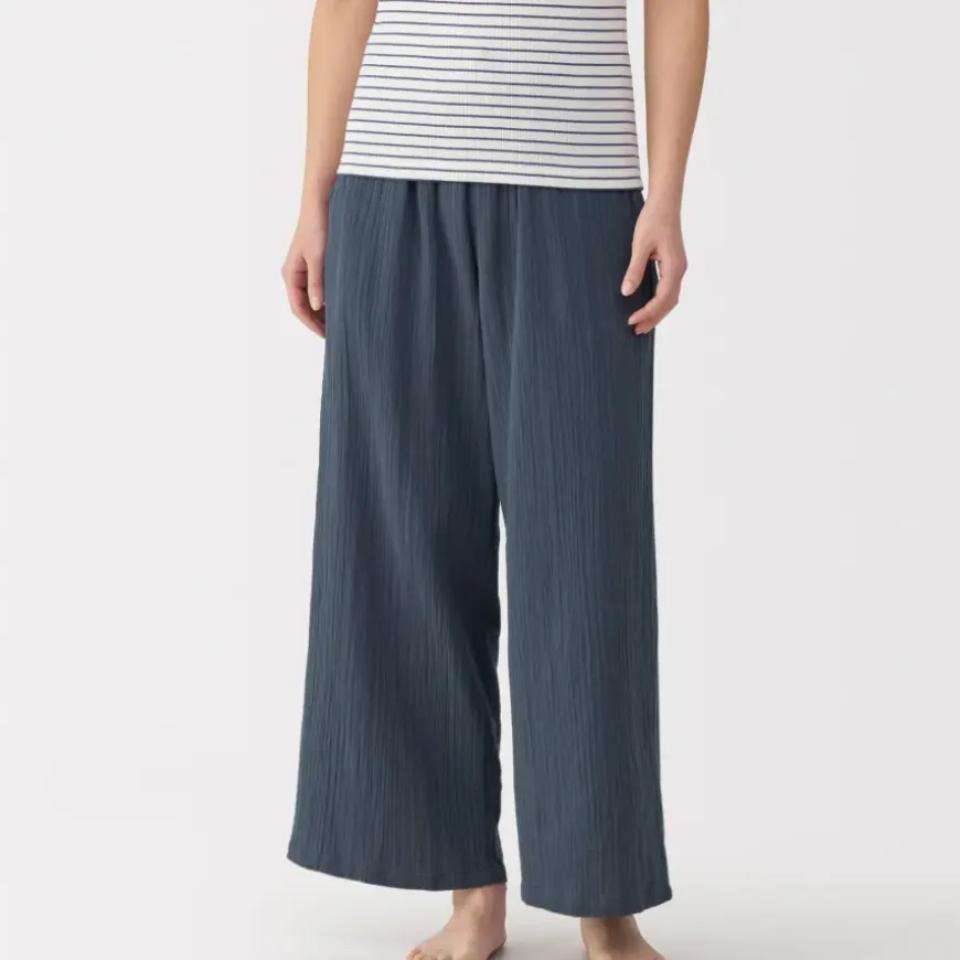 Women's Crepe Gauze Long Pants