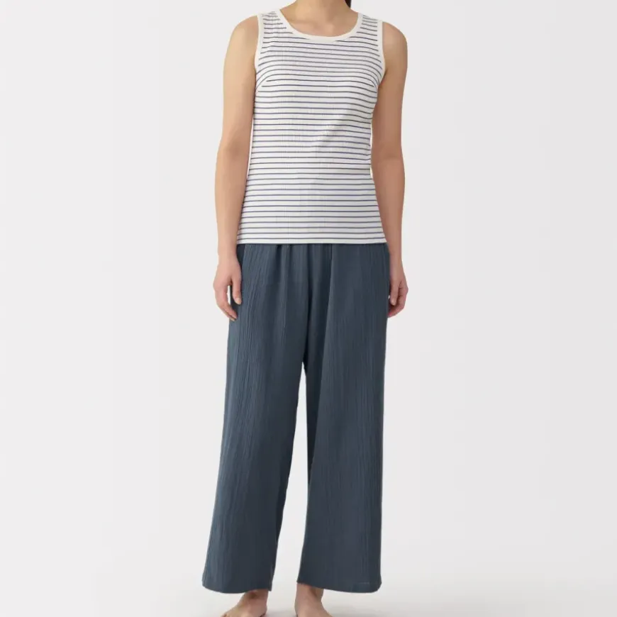 Women's Crepe Gauze Long Pants