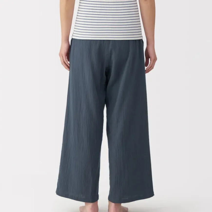 Women's Crepe Gauze Long Pants