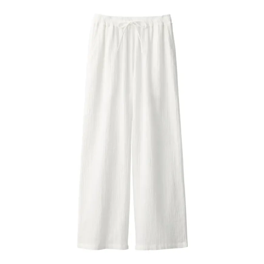 Women's Crepe Gauze Long Pants