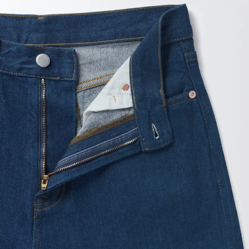 Women's Denim Regular Pants Blue