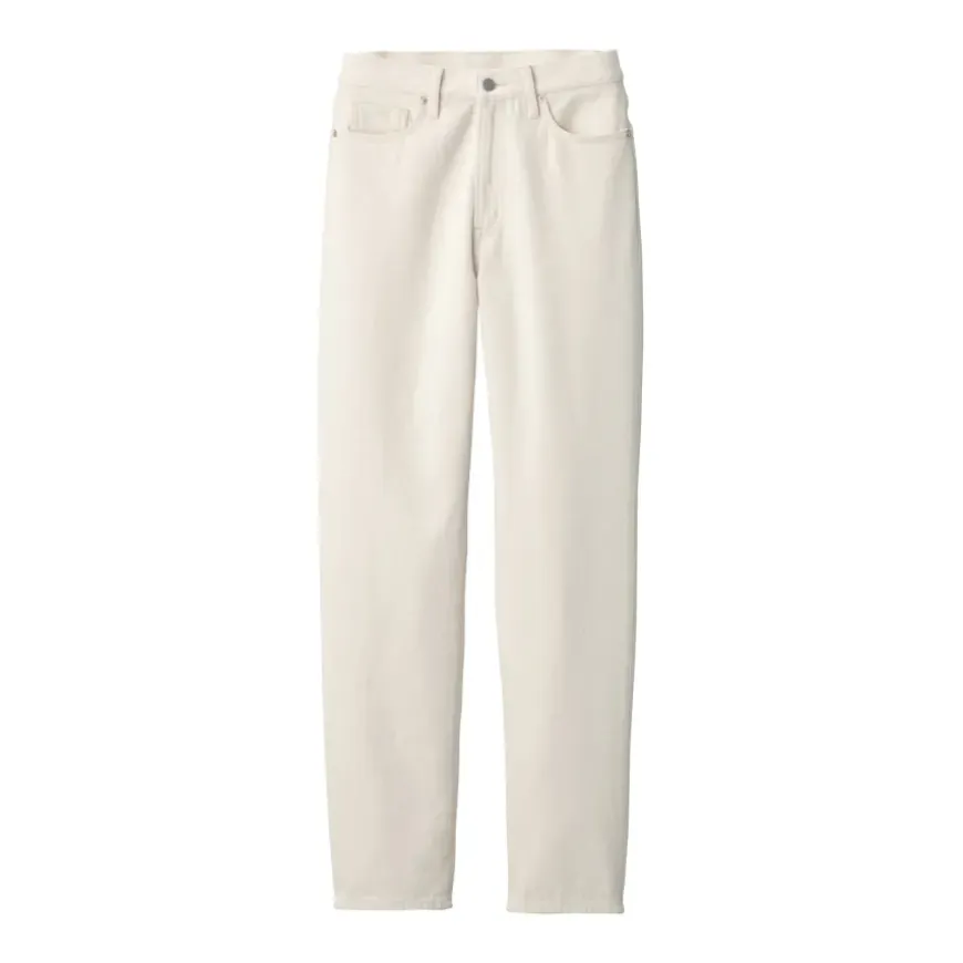 Women's Denim Regular Pants Natural (L 30inch / 77cm)