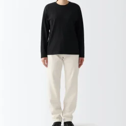Women's Denim Regular Pants Natural (L 30inch / 77cm)