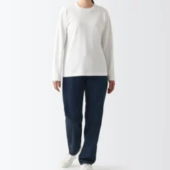 Women's Denim Regular Pants - Dark Navy (L 31inch / 79cm)