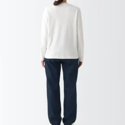 Women's Denim Regular Pants - Dark Navy (L 31inch / 79cm)
