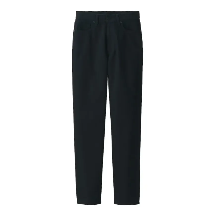 Women's Denim Regular Pants Black