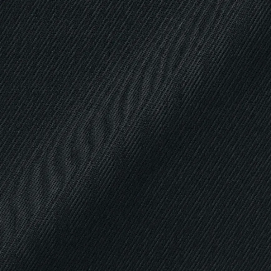 Women's Denim Regular Pants Black (L 30inch / 77cm)