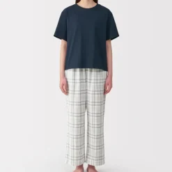 Women's Double Gauze Short Sleeve Loungewear Set