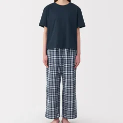 Women's Double Gauze Short Sleeve Loungewear Set