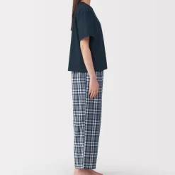Women's Double Gauze Short Sleeve Loungewear Set