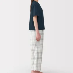Women's Double Gauze Short Sleeve Loungewear Set
