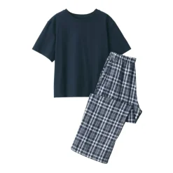 Women's Double Gauze Short Sleeve Loungewear Set