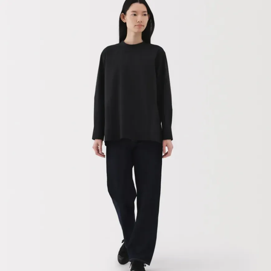 Women's Easy-Dry Broadcloth Long Sleeve Blouse