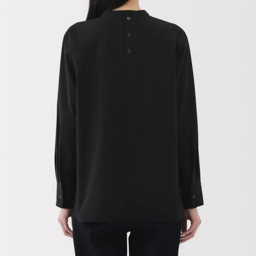 Women's Easy-Dry Broadcloth Long Sleeve Blouse