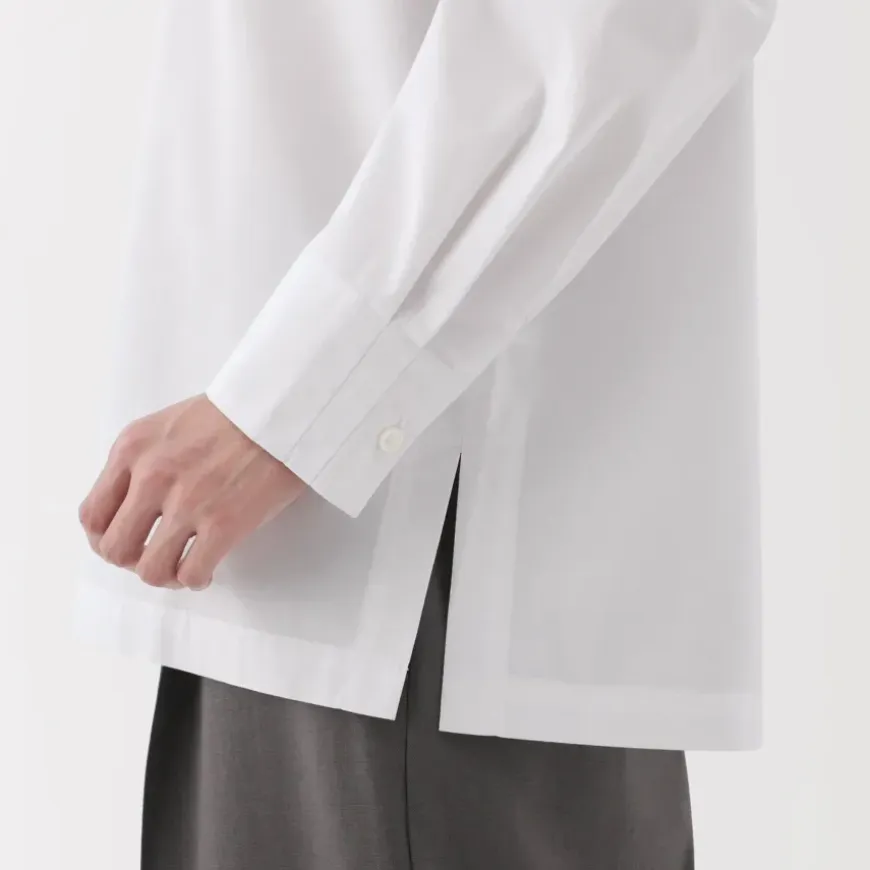 Women's Easy-Dry Broadcloth Long Sleeve Blouse