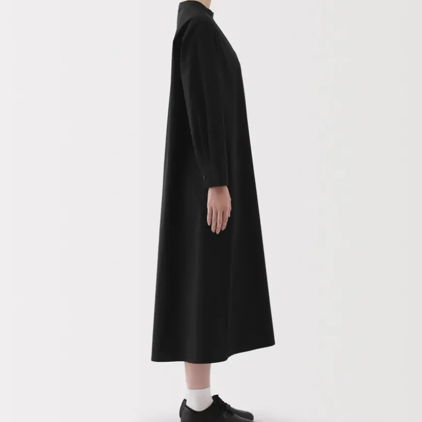 Women's Easy-Dry Broadcloth Pullover Long Sleeve Dress