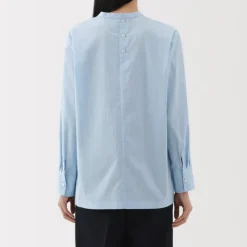 Women's Easy-Dry Broadcloth Striped Long Sleeve Blouse