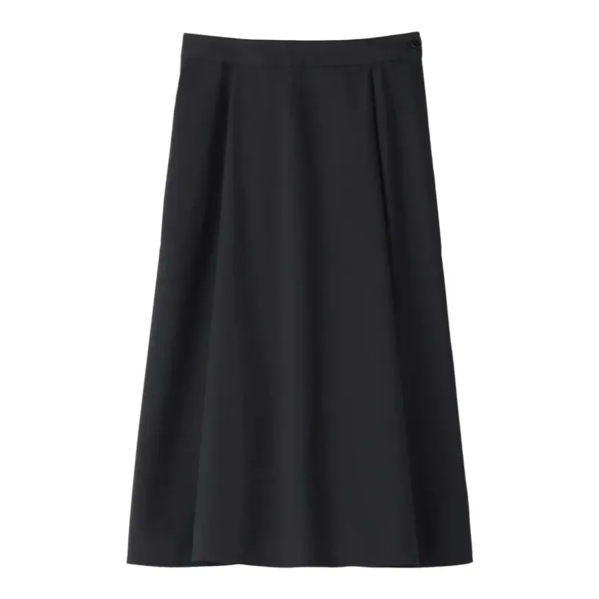 Women's Easy-Dry Broadcloth Flared Skirt