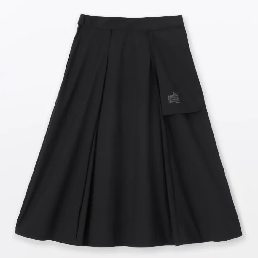 Women's Easy-Dry Broadcloth Flared Skirt