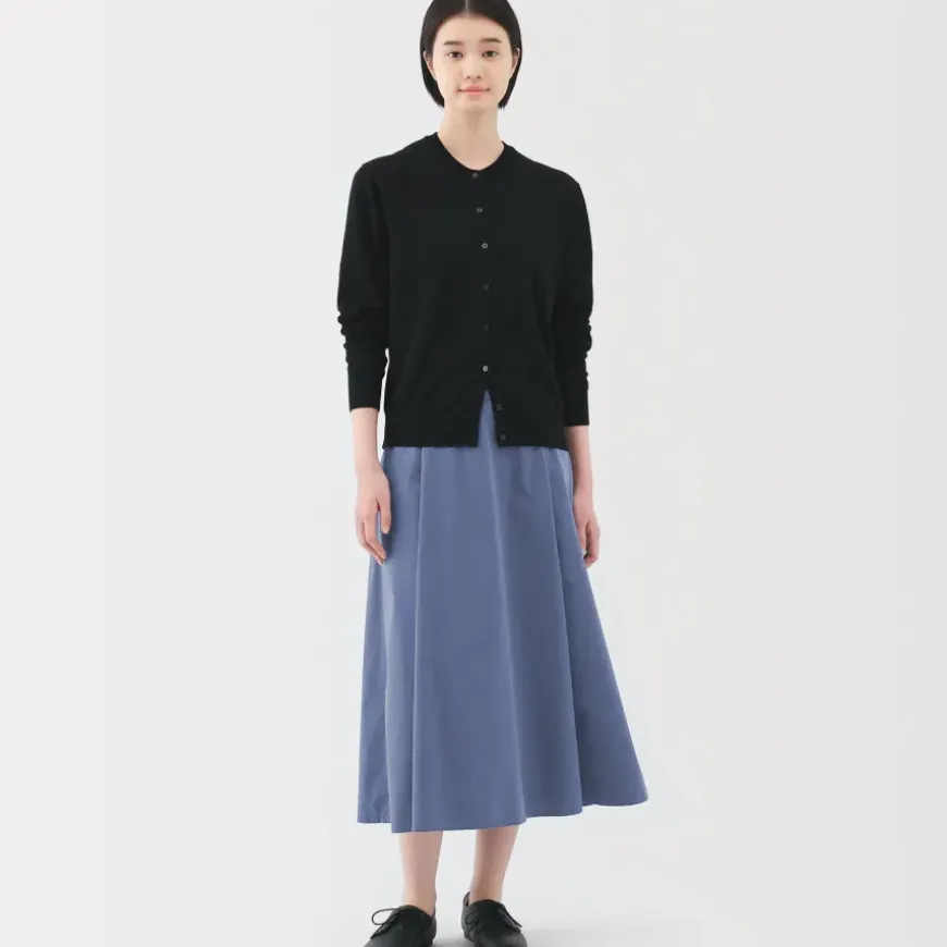 Women's Easy-Dry Broadcloth Flared Skirt
