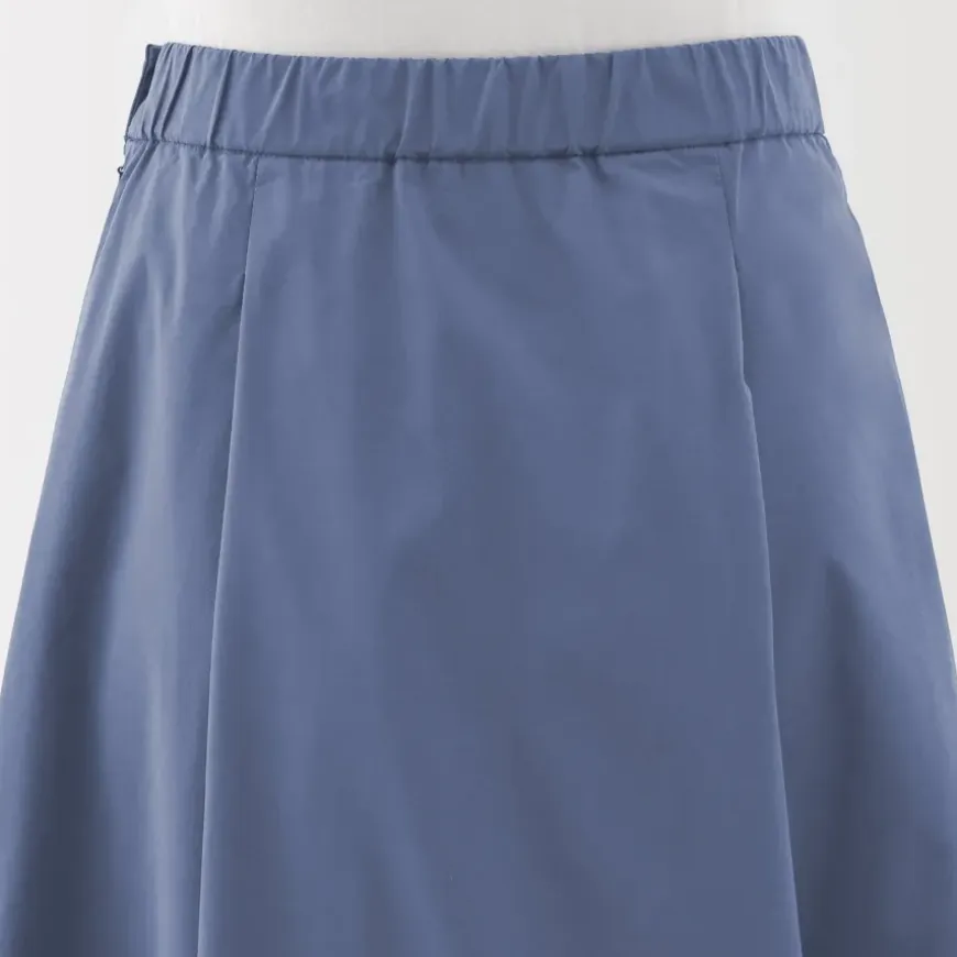 Women's Easy-Dry Broadcloth Flared Skirt