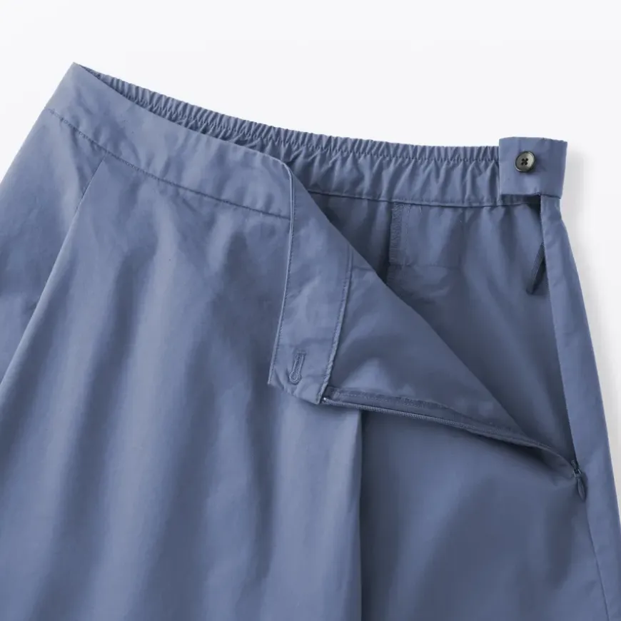 Women's Easy-Dry Broadcloth Flared Skirt