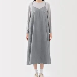 Women's Easy-Dry Broadcloth Striped Camisole Dress