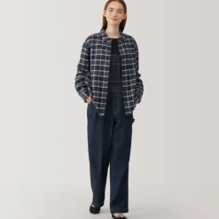 Women's Flannel Regular Collar Long Sleeve Patterned Shirt