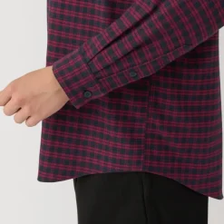 Women's Flannel Regular Collar Long Sleeve Patterned Shirt