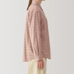 Women's Flannel Regular Collar Long Sleeve Patterned Shirt