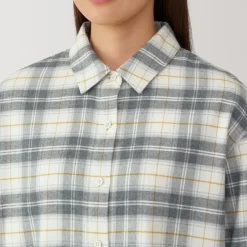 Women's Flannel Regular Collar Long Sleeve Patterned Shirt