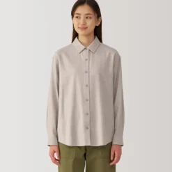 Women's Flannel Regular Collar Long Sleeve Shirt