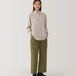 Women's Flannel Regular Collar Long Sleeve Shirt