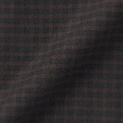 Women's Flannel Stand Collar Long Sleeve Patterned Blouse