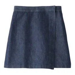 Women's Hemp Blend Denim Skort
