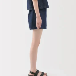 Women's Hemp Blend Denim Skort
