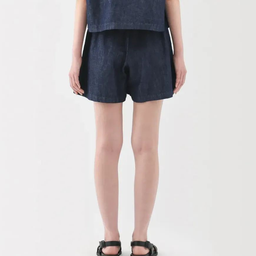 Women's Hemp Blend Denim Skort