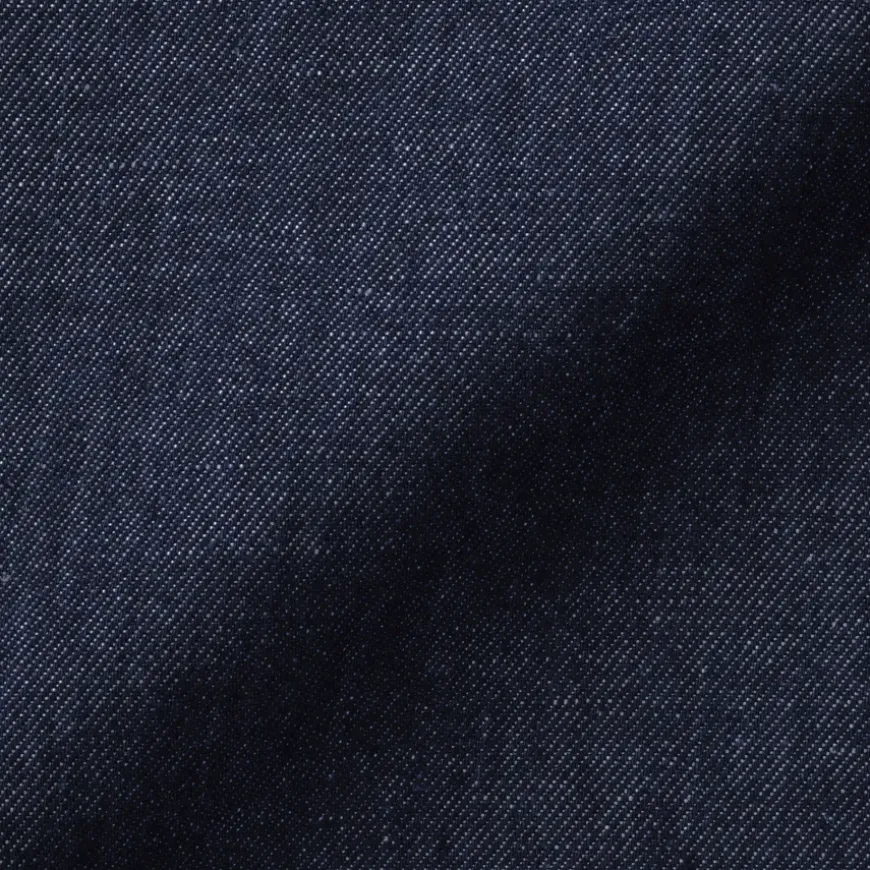 Women's Hemp Blend Denim Short Sleeve Shirt