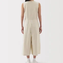 Women's Hemp Blend Twill Jumpsuit