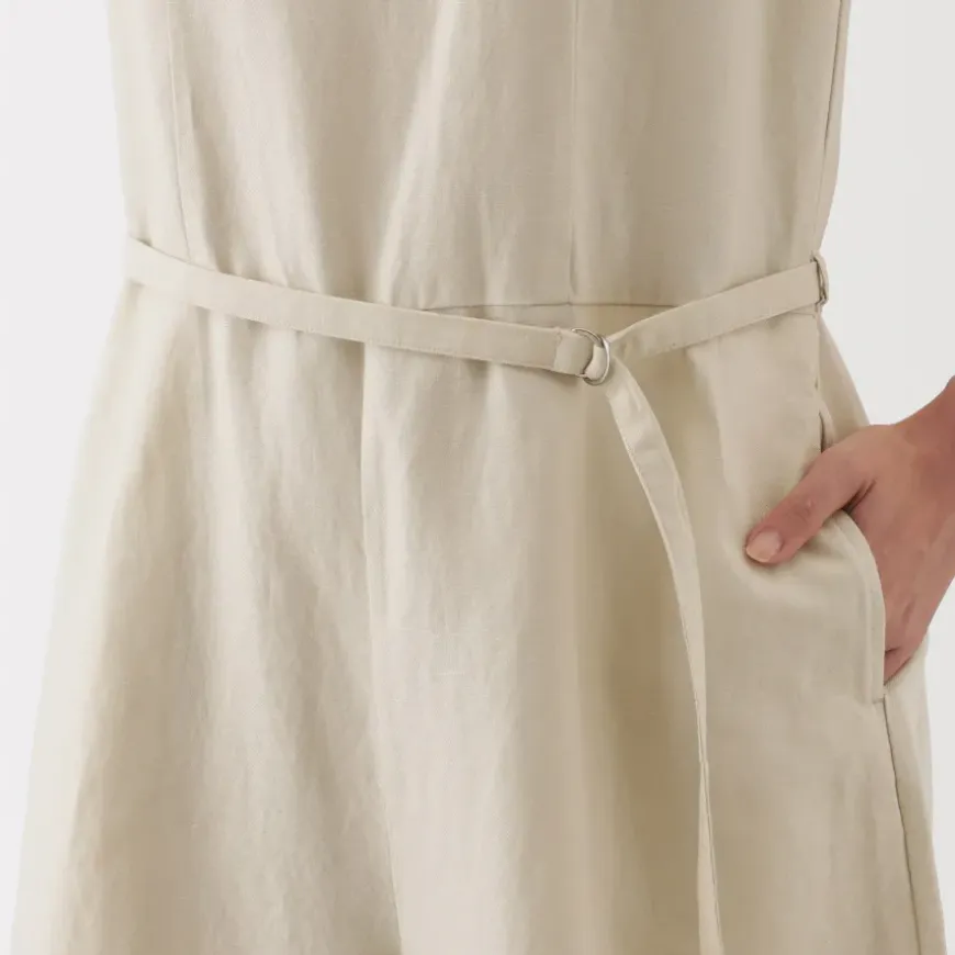 Women's Hemp Blend Twill Jumpsuit