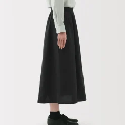Women's Hemp Cotton Easy Long Skirt
