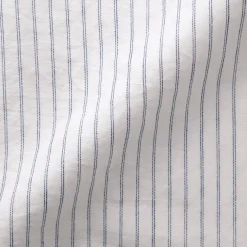 Women's Hemp Cotton Short Sleeve Striped Dress