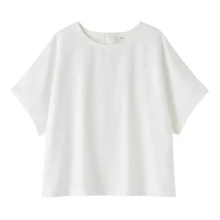 Women's Hemp Cotton Short Sleeve Blouse