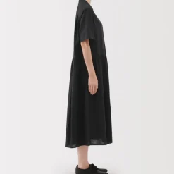 Women's Hemp Cotton Short Sleeve Dress