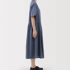 Women's Hemp Cotton Short Sleeve Dress