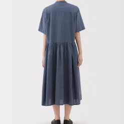 Women's Hemp Cotton Short Sleeve Dress