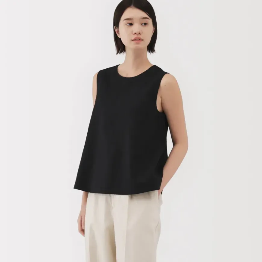 Women's Hemp Cotton Sleeveless Blouse