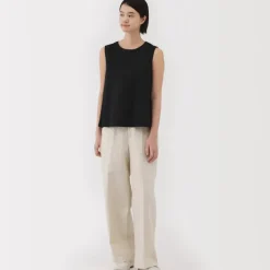Women's Hemp Cotton Sleeveless Blouse