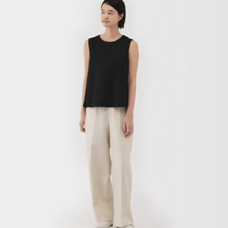 Women's Hemp Cotton Sleeveless Blouse